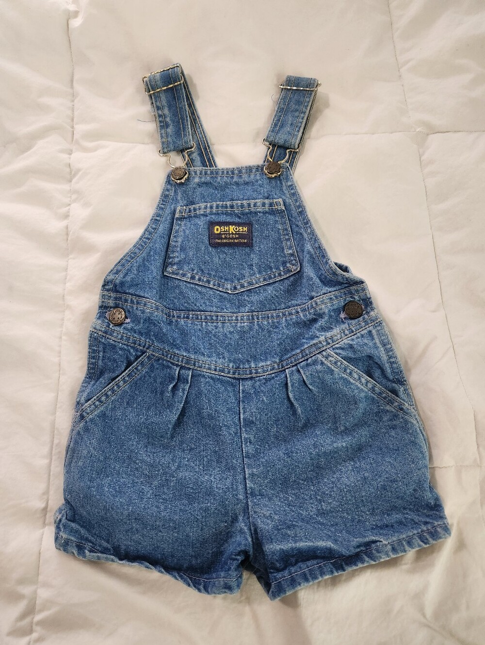 vintage oshkosh b gosh overalls Vestbak Size 6 Denim 100% Cotton USA
